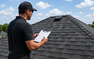 Residential Roofing Modern North Texas home featuring a professionally installed asphalt shingle roof by Sun Haven Roofing.